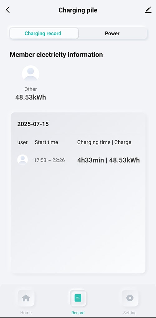 5-EVMOTIONS Delta Smart Wallbox Type2 22kw Wi-Fi EV nabíjecí